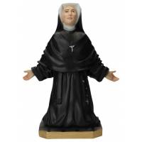 Statue Sainte Faustine Kowlaska 22 cm en résine