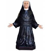 Beeld Heilige Faustina Kowlaska 125 cm in glasvezel 