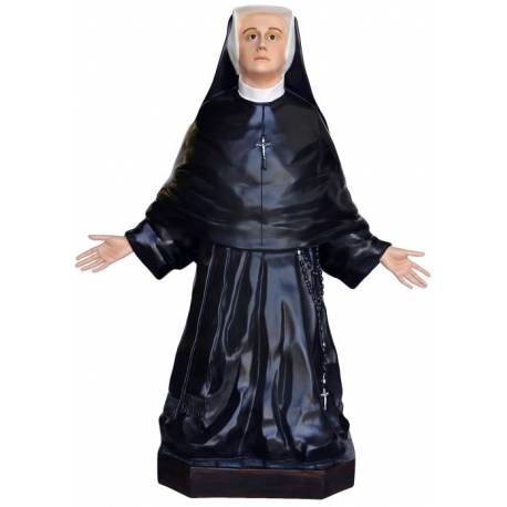 Beeld Heilige Faustina Kowlaska 125 cm in glasvezel 