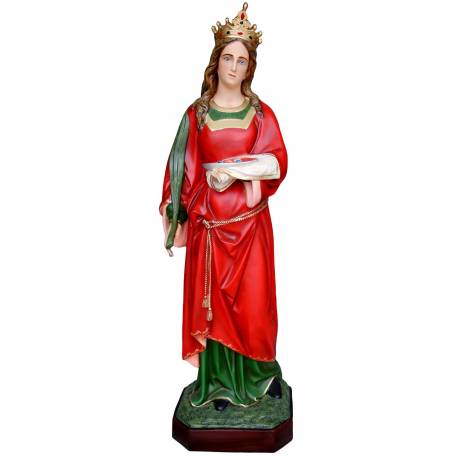 Statue Sainte Lucie 155 cm en fibre de verre