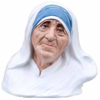 Statue Mère Thérèsa bust 35 cm en fibre de verre