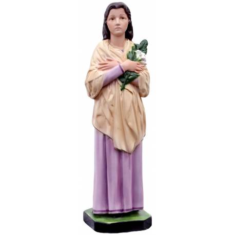 Statue Sainte Maria Goretti 40 cm en résine