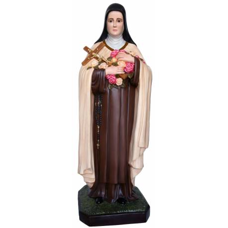 Statue Sainte Thérèse 160 cm en fibre de verre