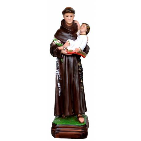 Statue Saint Antoine 30 cm en résine