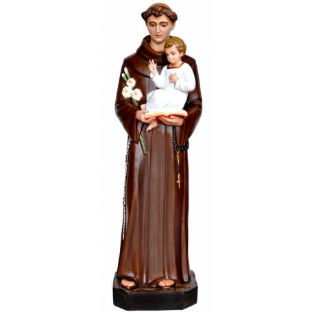 Statue Saint Antoine 160 cm en fibre de verre