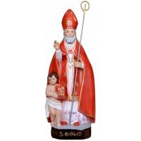 Statue Saint Biagio 40 cm en résine