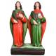 Statue Côme Et Damien 28 cm en résine