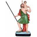 Statue St Christophe 120 cm en fibre de verre