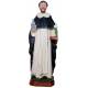 Statue Saint Dominique 40 cm en résine