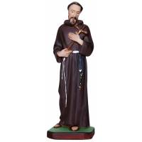 Statue Saint François d'Assise 30 cm en résine