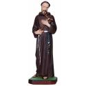 Statue Saint François d'Assise 30 cm en résine