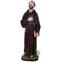 Statue Saint François d'Assise 40 cm en résine