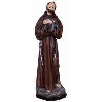 Statue Saint François d'Assise 55 cm en résine