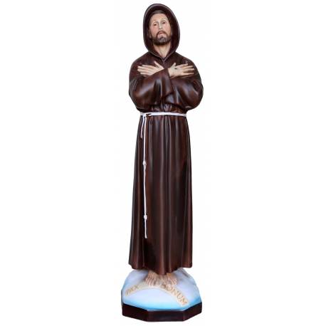 Statue Saint François d'Assise 60 cm en résine