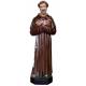 Statue Saint François d'Assise 150 cm en fibre de verre