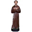 Statue Saint François d'Assise 150 cm en fibre de verre
