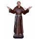 Statue Saint François d'Assise bras ouverts 175 cm en fibre de verre