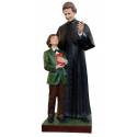 Beeld Don Bosco 120 cm and Dominic in glasvezel 