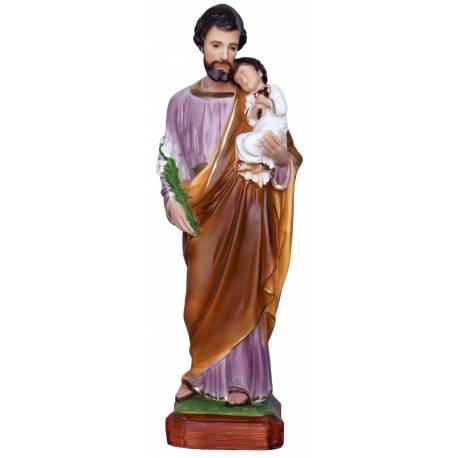 Statue St Joseph 40 cm en résine