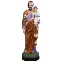 Statue St Joseph 160 cm en fibre de verre