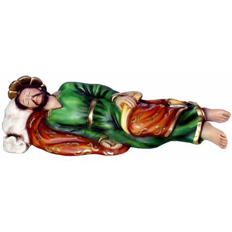 Statue Joseph dormant 40 cm en résine