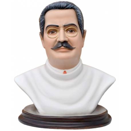 Statue Saint Joseph Moscati buste 35 cm en résine