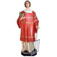 Statue St Laurent 160 cm en fibre de verre