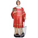 Statue St Laurent 160 cm en fibre de verre