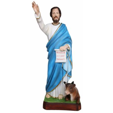 Statue Saint Luc Evangelist 40 cm en résine