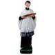 Statue Saint Louis 40 cm en résine