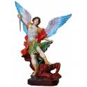 Statue Saint Michel avec ailes déployées 20 cm en résine