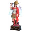 Statue Saint Michel avec ailes fermées 30 cm en résine