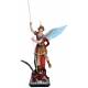 Statue Saint Michel avec ailes déployées + lance 120 cm en fibre de verre