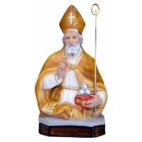 Statue Saint Nicolas bust 35 cm en résine