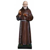 Statue Padre Pio 180 cm en fibre de verre