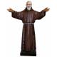 Beeld Padre Pio open arms 180 cm in glasvezel 