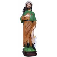 Statue Saint Roch 45 cm en résine