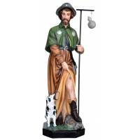 Statue Saint Roch 80 cm en résine