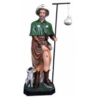 Statue Saint Roch 160 cm en fibre de verre