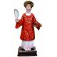 Statue Saint Vincent 30 cm en résine
