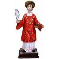Statue Saint Vincent 30 cm en résine