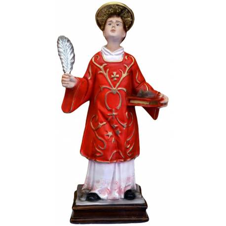 Statue Saint Vincent 30 cm en résine