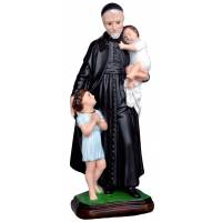 Statue Saint Vincent de Paul 30 cm en résine
