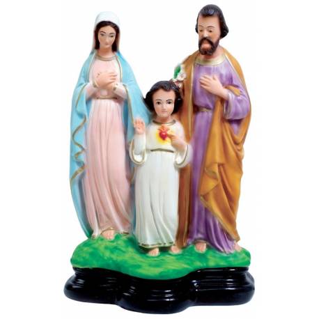 Statue Sainte Famille 30 cm en résine
