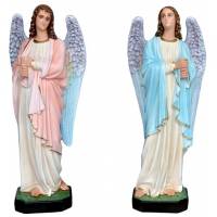 Statue d'anges bougeoir 110 cm en résine