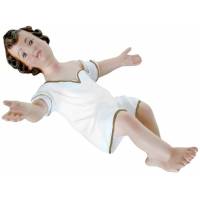 Statue enfant Jésus bras ouverts 23 cm en résine