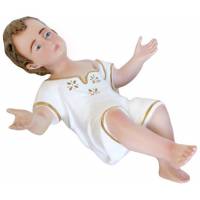 Statue enfant Jésus bras ouverts 40 cm en résine