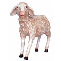 Agneau avec tête vèrs le haut 52x60 cm pour crèche de 160 cm