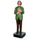 Beeld Heilige Dominicus Savio 135 cm in fiberglas 