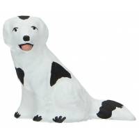 Santon Gateau 7 Cm Chien tacheté noir
